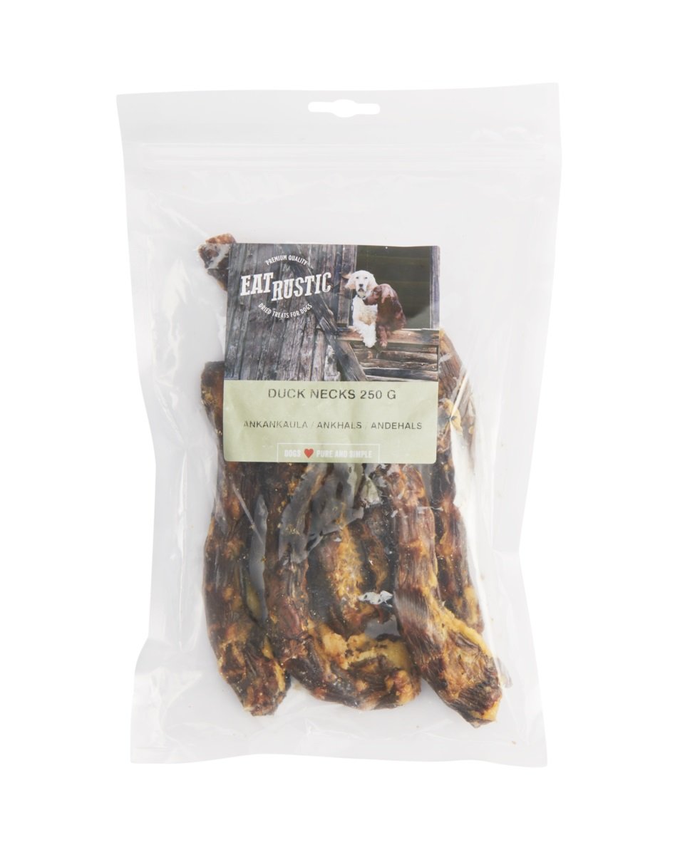 Eat Rustic natūralus skanėstas šunims – antienos kaklai, 250 g -  1