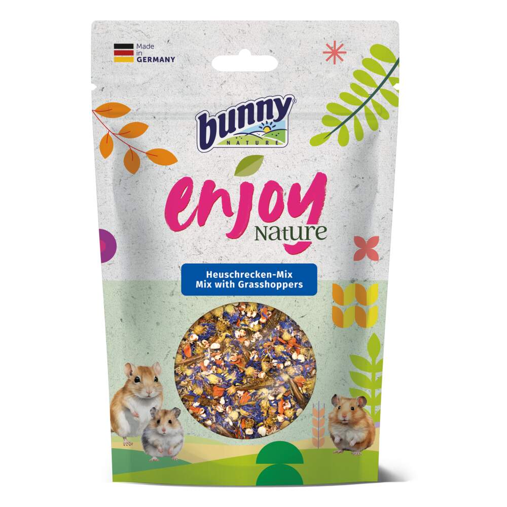 Bunny EnjoyNature kārums grauzējiem ar siseņiem, 50 g - Produkta attēls