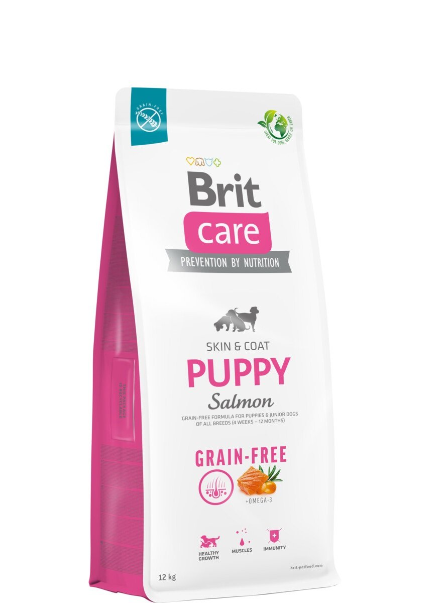 Brit Care sausas maistas šuniukams, su lašiša ir bulvėmis, 12 kg - 