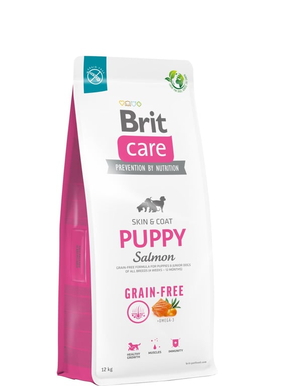 Brit Care sausas maistas šuniukams, su lašiša ir bulvėmis, 12 kg