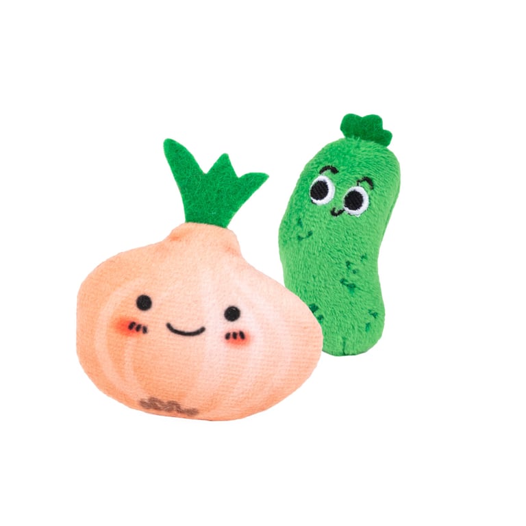 LITTLE&BIGGER Mini Veggies rotaļlietas kaķiem