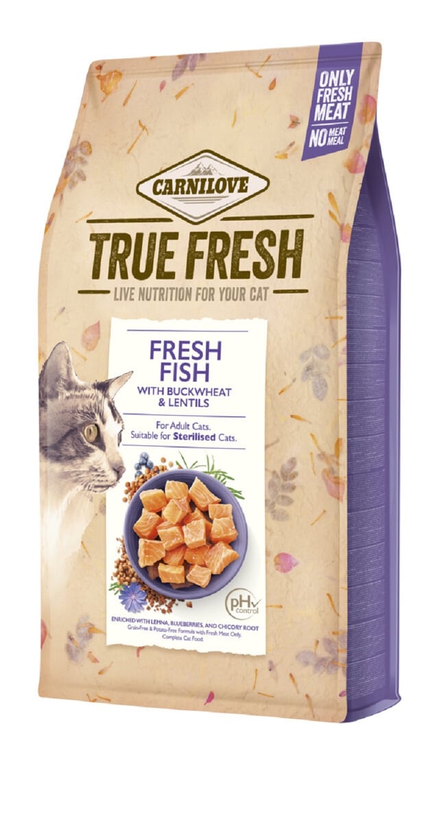 Carnilove True Fresh maistas katėms su žuvim, 1,8kg - 
