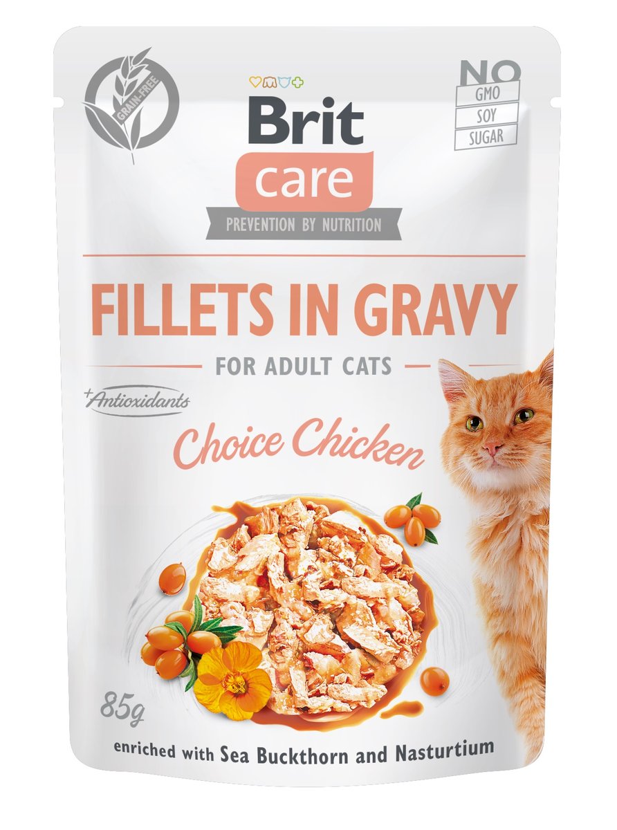 Brit Care einekotike kassile kanaga, 85 g - Tootepilt