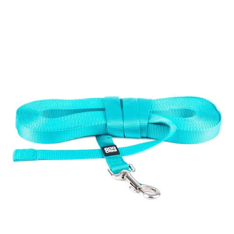 Pro Dog Nylon Training pavada suņiem, zila, 2 cm × 10 m