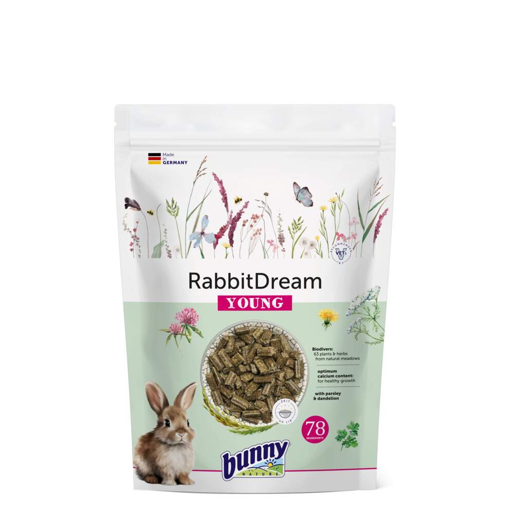 BUNNY Dream Young barība trušiem, 600g - Produkta attēls