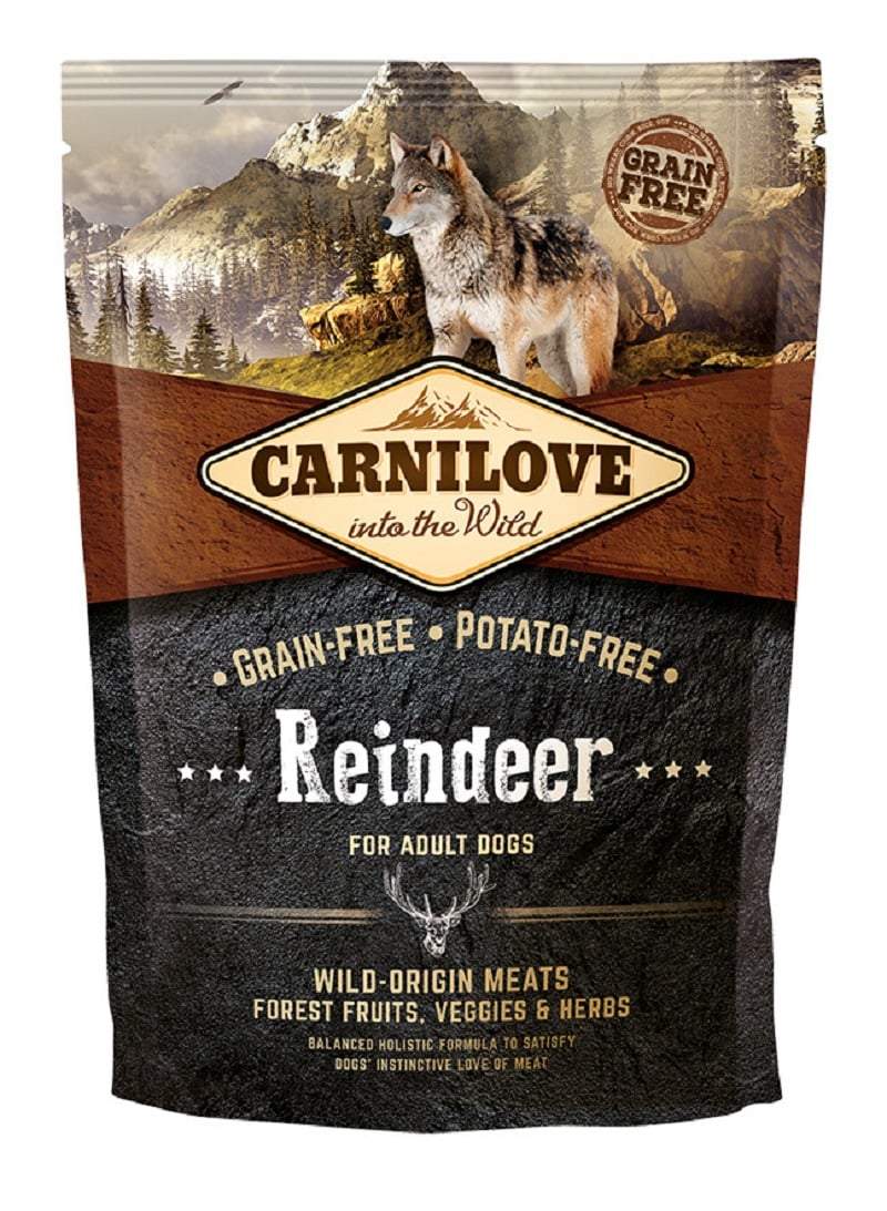 Carnilove koera kuivtoit, põhjapõder, 1,5 kg - Tootepilt