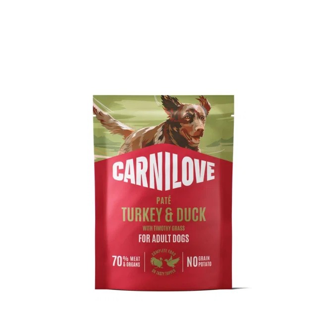 CARNILOVE mitrā barība suņiem, tītars/pīle, 300g - Produkta attēls