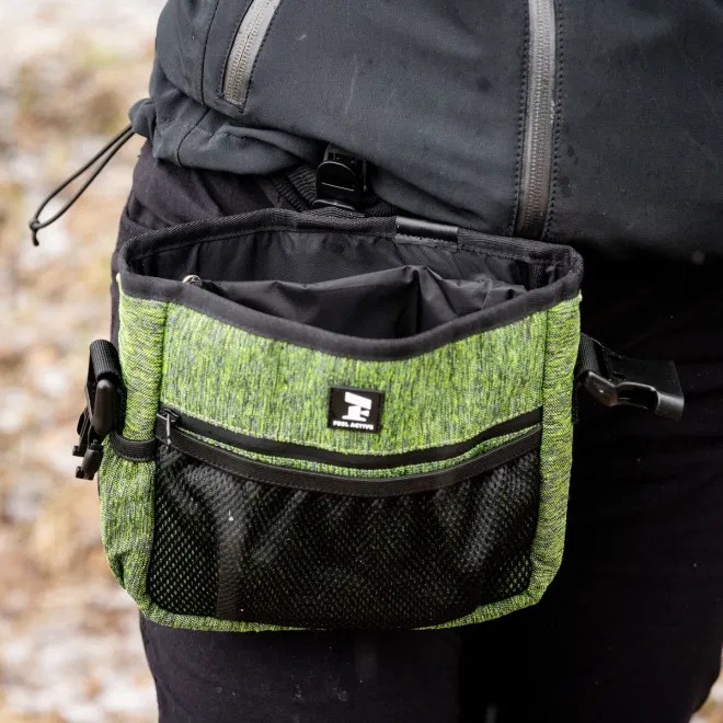 Feel Active Treat Bag Eco kārumu soma suņiem, zaļa - Produkta attēls 3