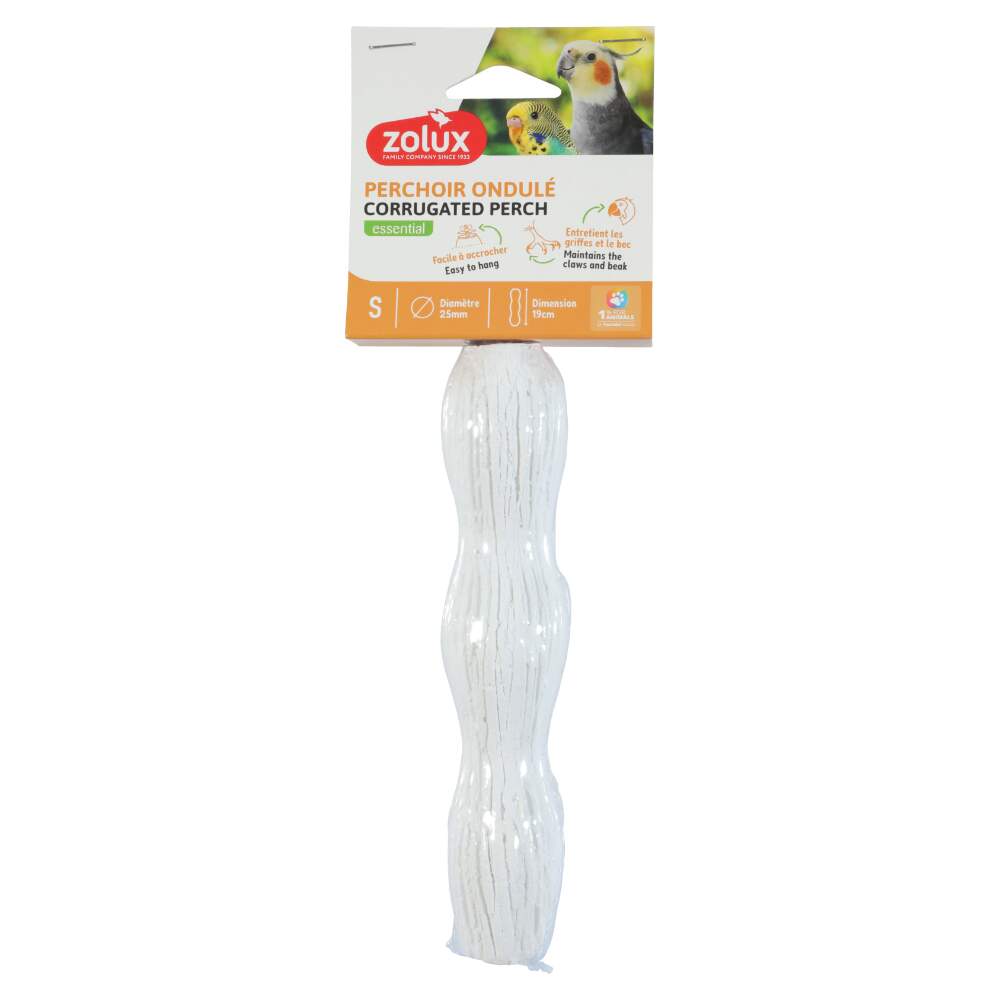 Zolux rievota lakta putniem, S, 19cm - Produkta attēls