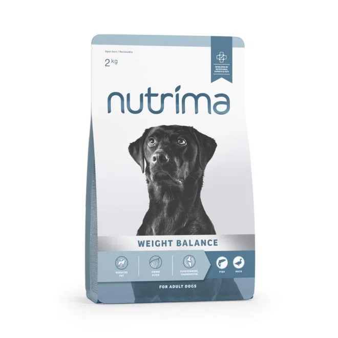 Nutrima Dog Adult Weight Balance, 2kg - Tootepilt
