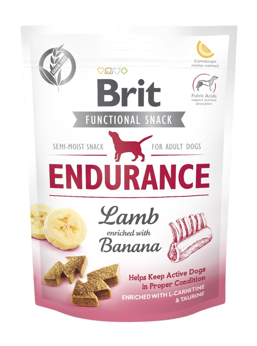 Brit Care Endurance funkciniai skanėstai šunims su ėriena, 150g - 