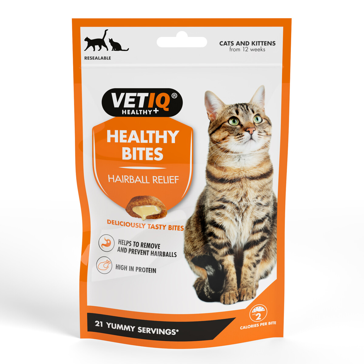 VETIQ Hairball skanėstai kačiukams, su paukštiena ir inulinu, 65 g - 
