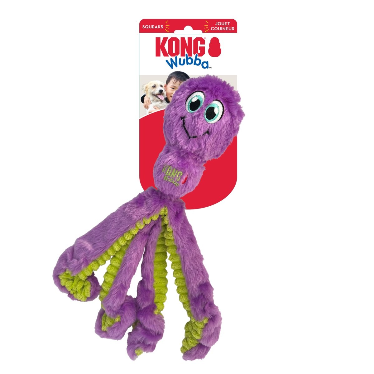 KONG Wubba aštuonkojis žaislas šunims - 