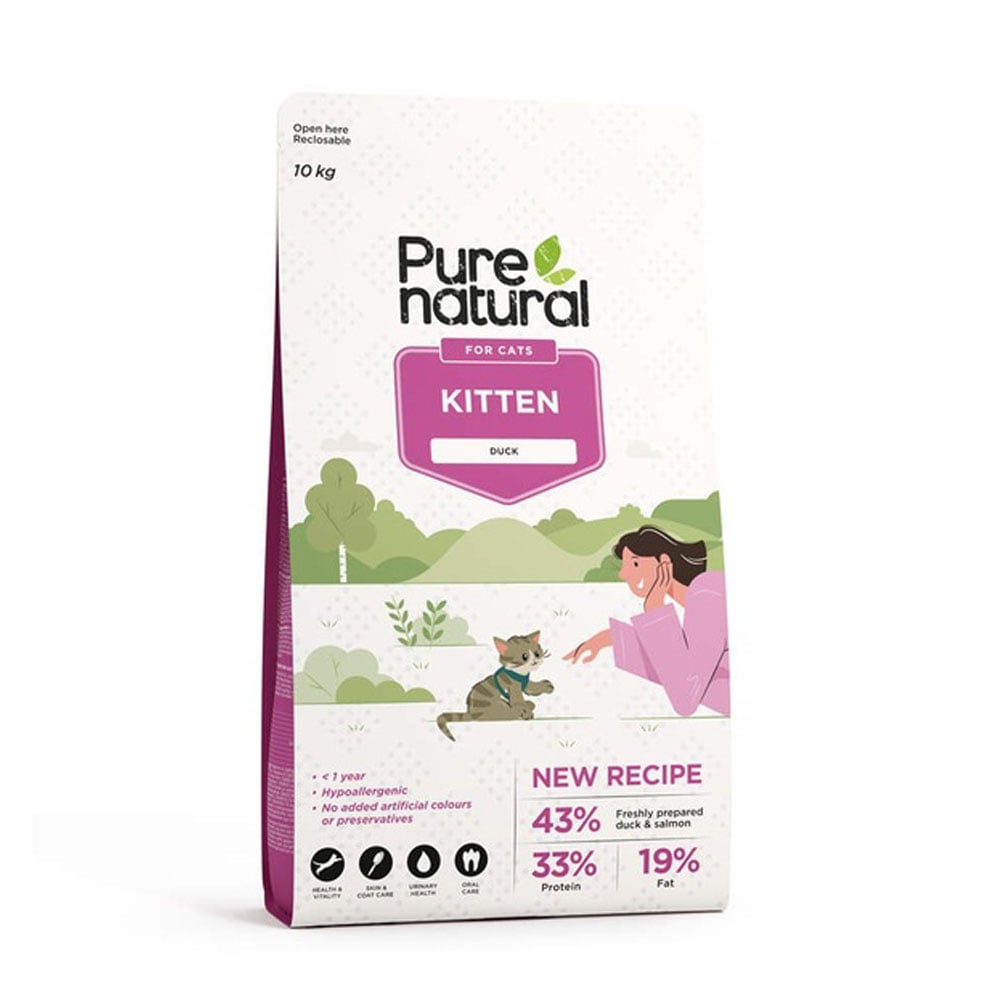 Purenatural maistas kačiukams su antiena, 10 kg - 