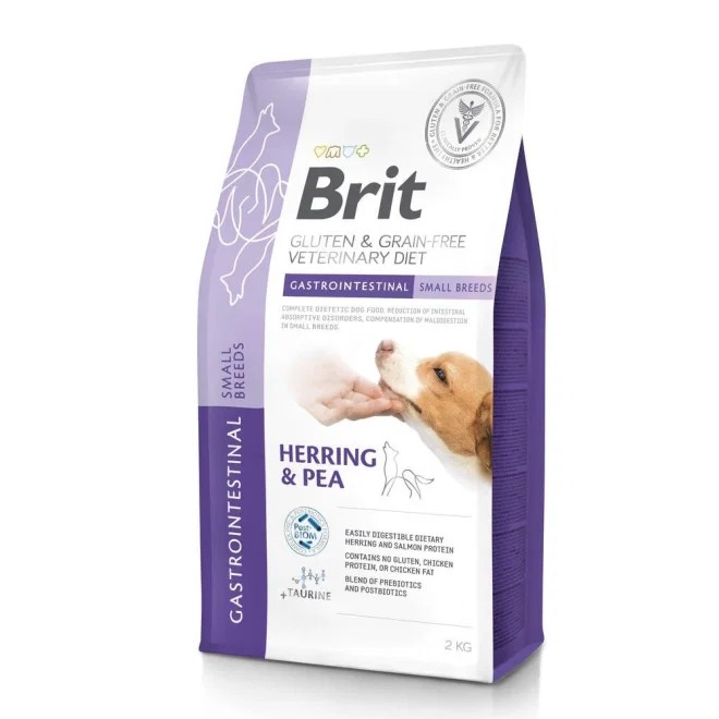 Brit VD GF Dog Gastro Small Breeds 2kg - Tootepilt