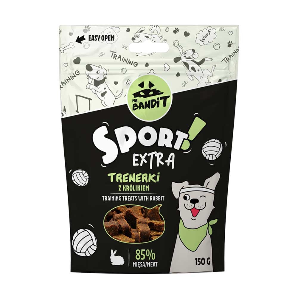 Mr. Bandit SPORT EXTRA skanėstai šunims su triušiena, 150 g -  1