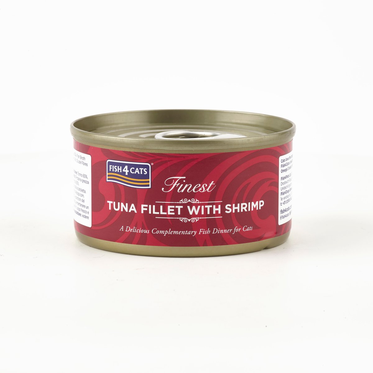 F4C CAT MITRĀ BARĪBA TUNCIS/GARNELES 70G N1 - Produkta attēls 1