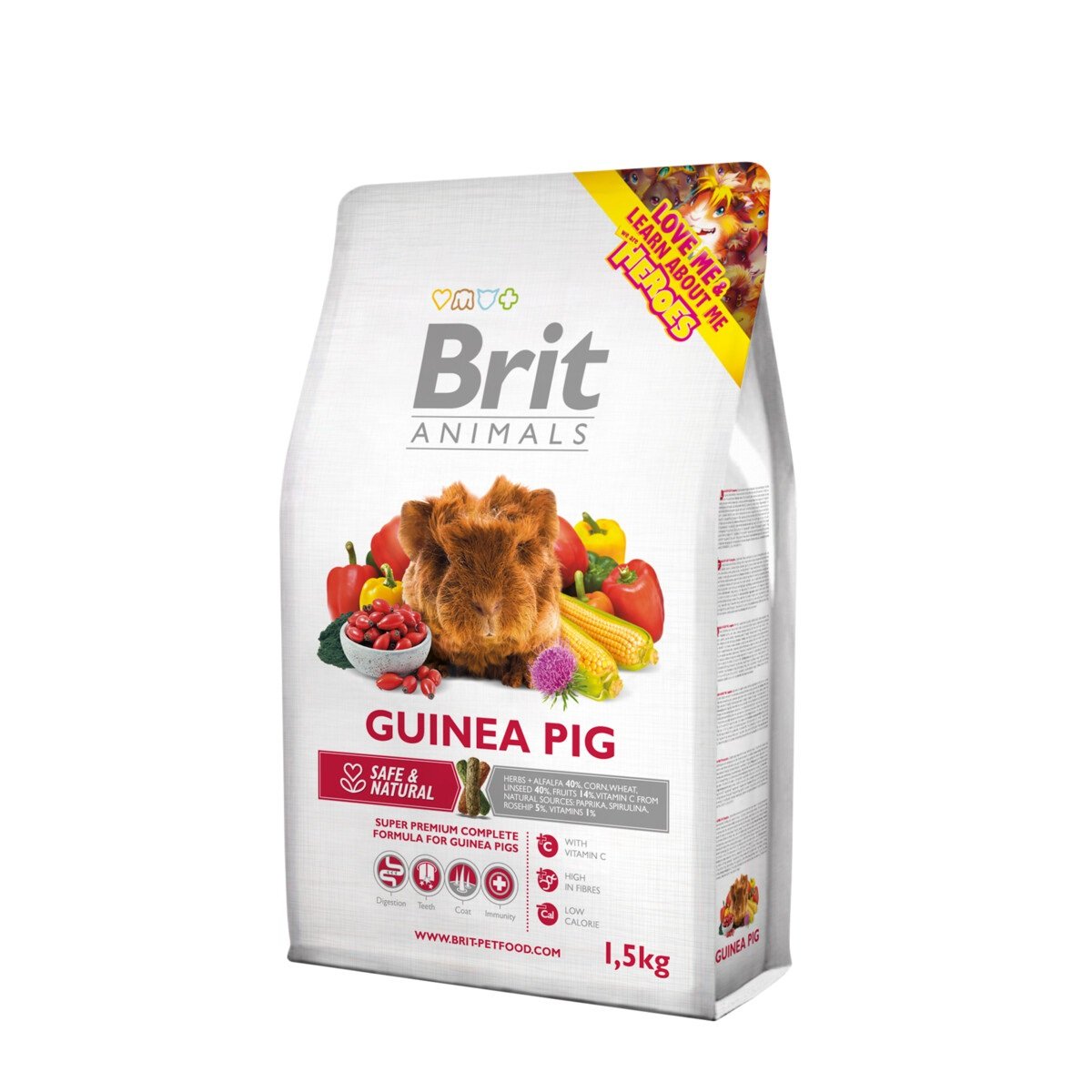 Brit Animals maistas jūrų kiaulytėms, 1,5kg - 