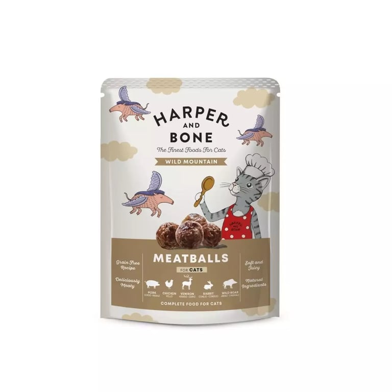 Harper and Bone Wild Mountain kassi einekotike, 85 g