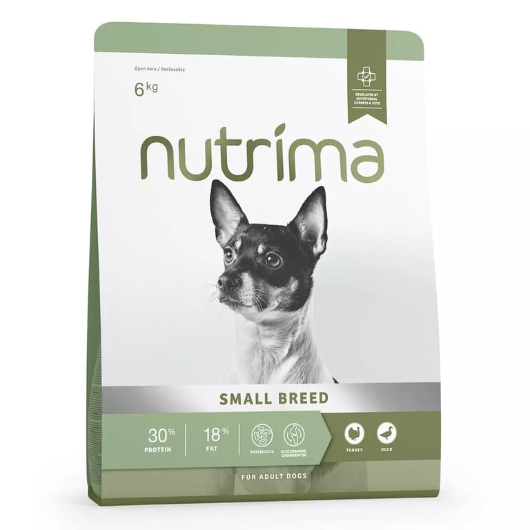 Nutrima väikest tõugu koera kuivtoit, 6 kg
