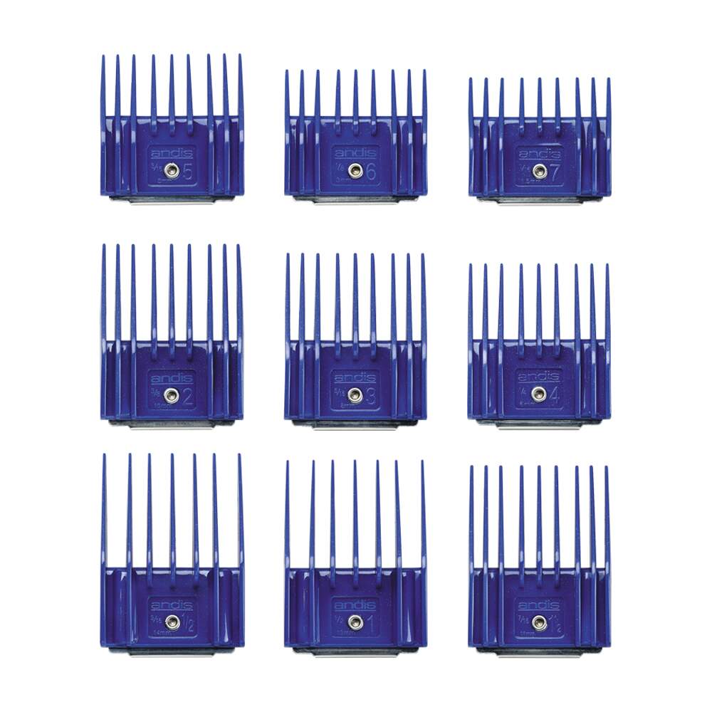 Andis trimerio šukų rinkinys, 1,5–14 mm (9 vnt.) - 