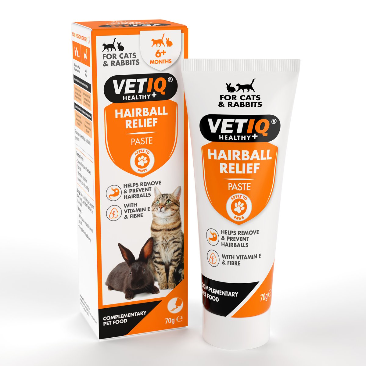 VETIQ Hairball Relief pasta nuo plaukų kamuoliuko susidarymo, 70 g -  1