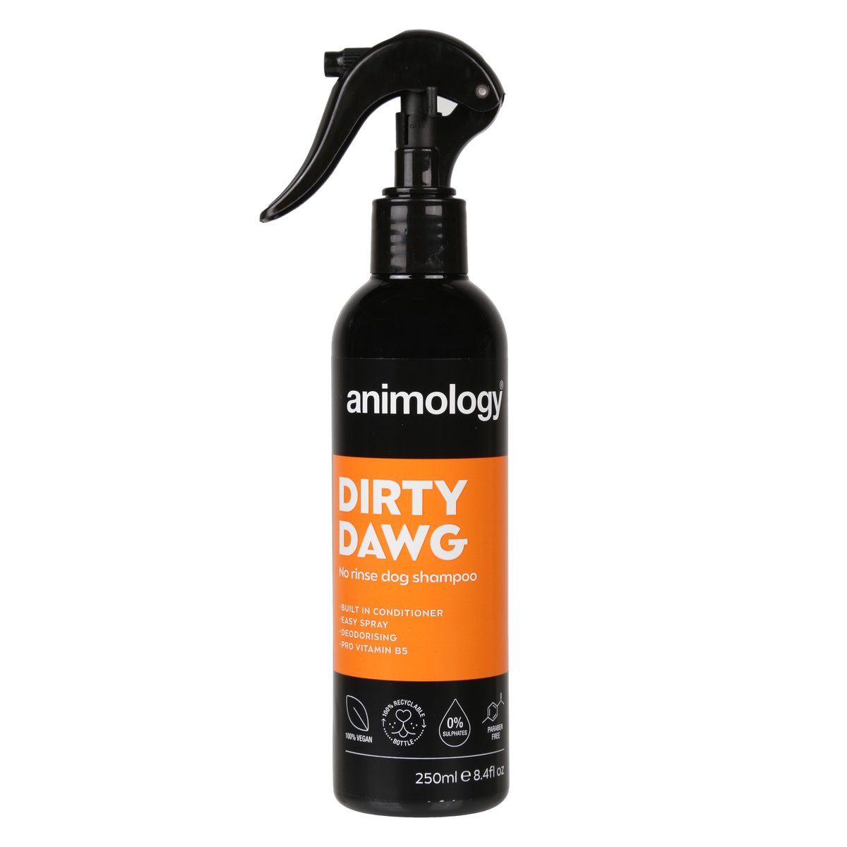 Animology Dirty Dawg nenuskalaujamas šampūnas, 250ml -  1