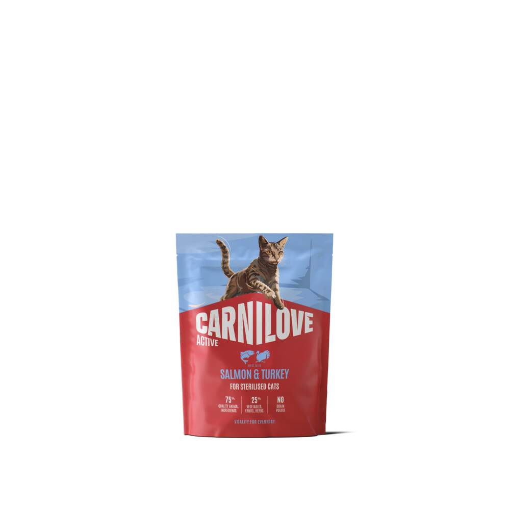 Carnilove Active kuivtoit kassile, lõhe/kalkun, 400 g - Tootepilt