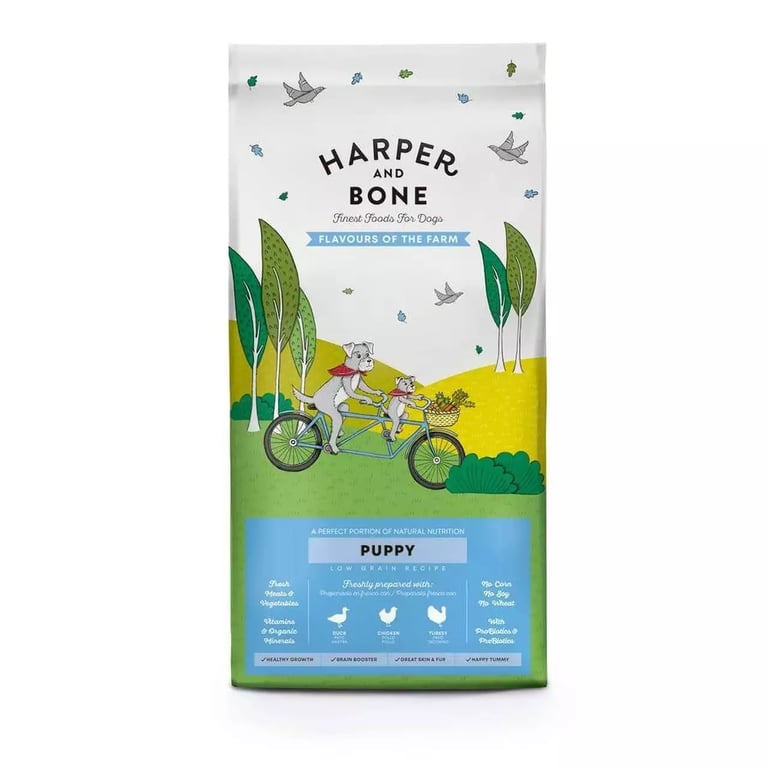 Harper and Bone Flavours Farm kutsika kuivtoit, 12 kg