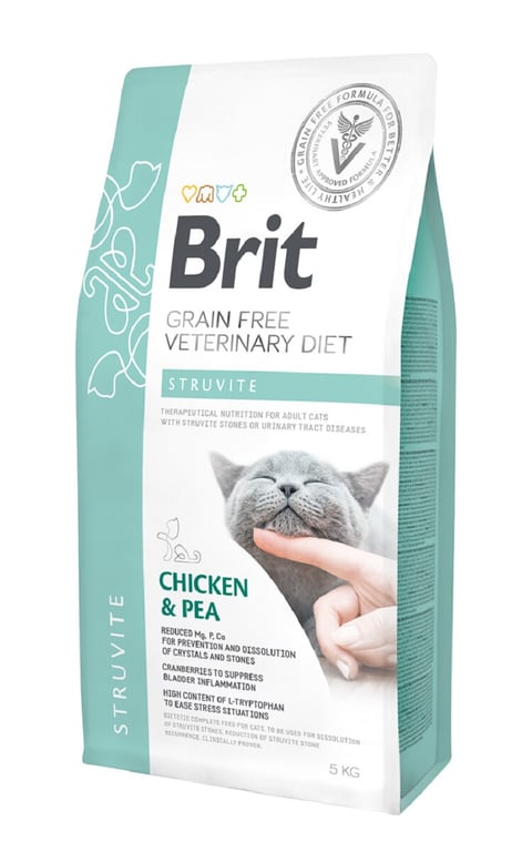 BRIT GF VET STRUVITE SAUS. MAISTAS KATĖMS, 5 KG