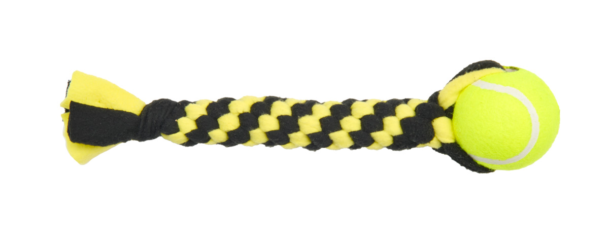 Little & Bigger virvės žaislas su teniso kamuoliuku, 30 × 6,3 × 6,3 cm - 