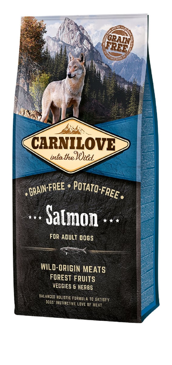 Carnilove sausas maistas šunims su lašiša 12kg - 