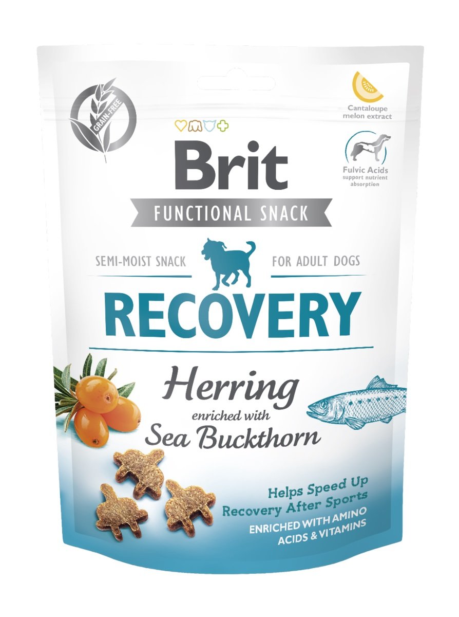 Brit Care Recovery funkciniai skanėstai šunims su silke, 150 g - 