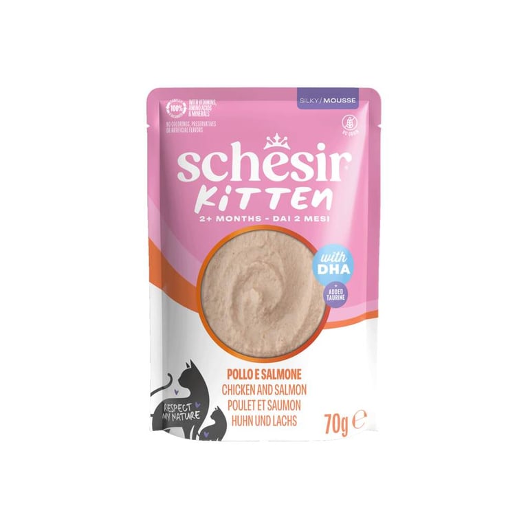 Schesir Mousse kassipoja einekotike, lõhe, 70 g