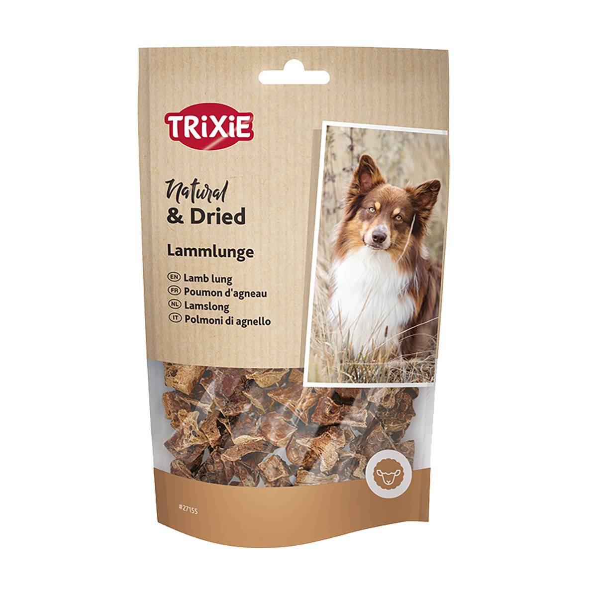 Trixie Premio džiovinti avies plaučiai šunims, 80 g -  1