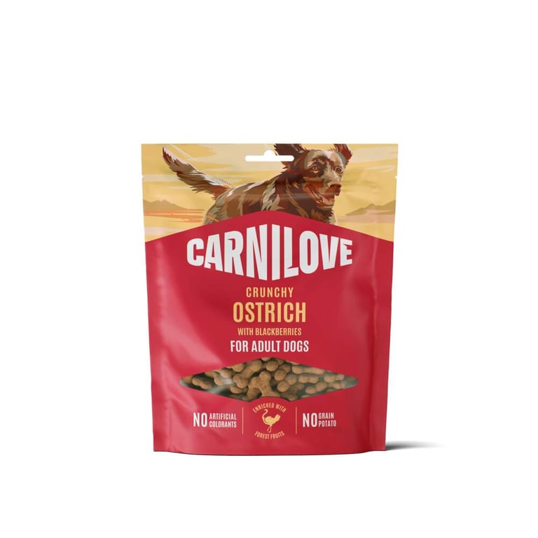 Carnilove Crunchy maius koerale, jaanalind, 200 g
