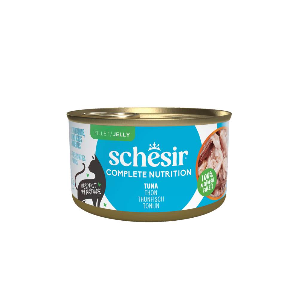 Schesir mitrā barība kaķiem, tuncis, 85g - Produkta attēls