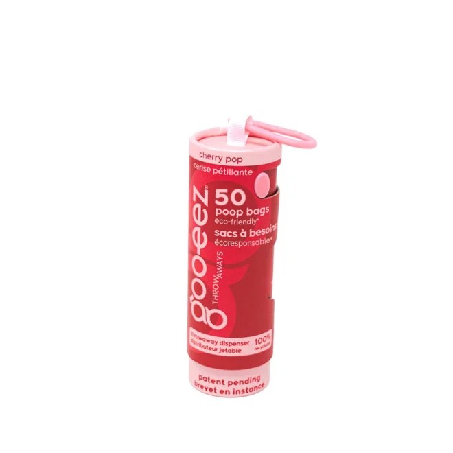 Goo-eez poop higieniniai maišeliai, vyšnių aromato, 50 vnt. -  1