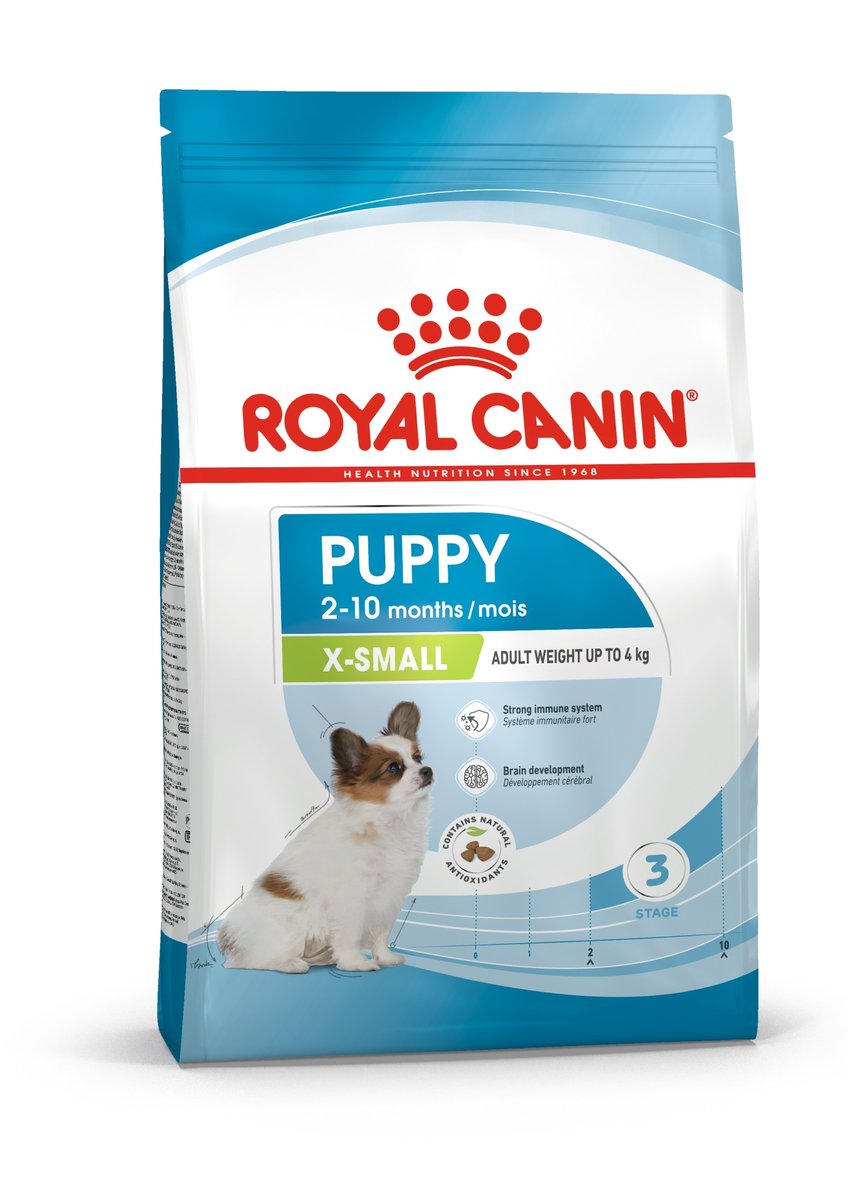ROYAL CANIN X-Small sausā barība miniatūro šķirņu kucēniem, 1,5kg - Produkta attēls