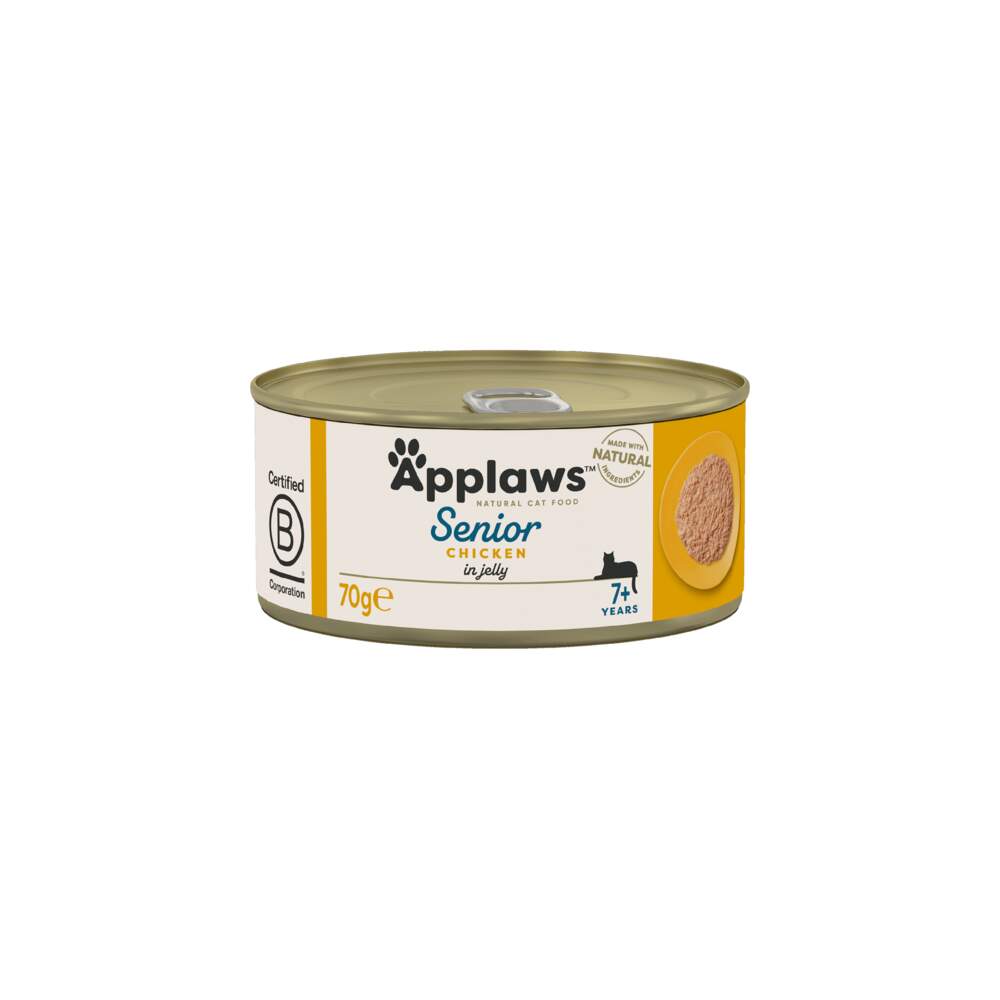 Applaws šlapias maistas vyresnio amžiaus katėms, su vištiena, 70 g - 