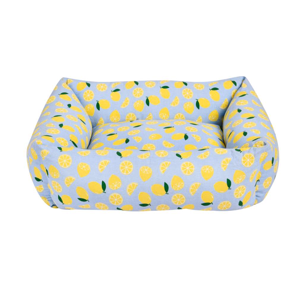 Little & Bigger JuicyVibes pesa, kollane/sinine, 75 x 60 cm - Tootepilt 1
