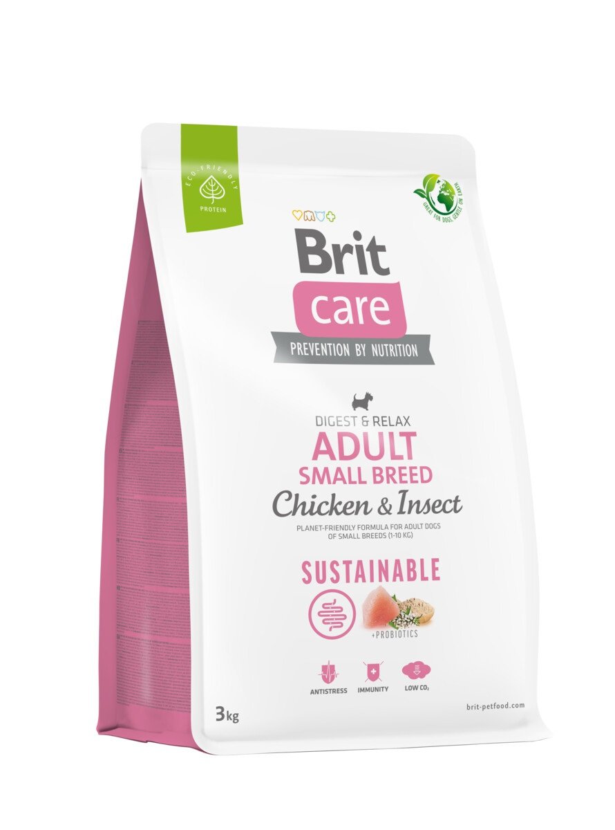 Brit Care Mini maistas mažų veislių šunims, vištiena/baltymai, 3 kg - 
