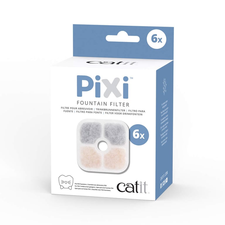 Catit Pixi pjoogiurskkaevu filtrid 6-pakk - Tootepilt 2