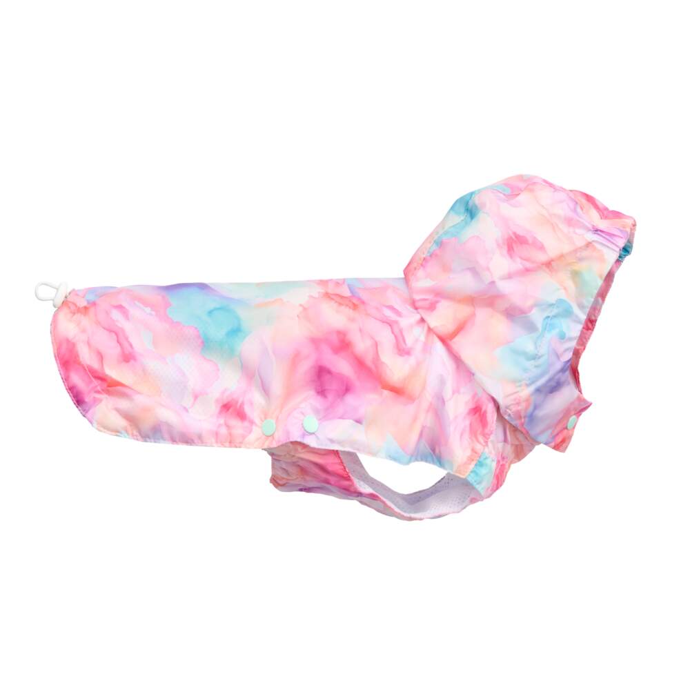 Little&Bigger Mistral kapuutsiga vihmajope Pastel Cloud muster 27 - Tootepilt