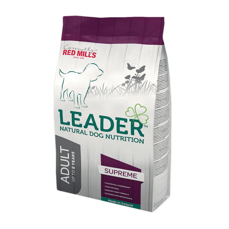 Leader Adult Supreme Medium sausas maistas vid. veislių šunims, 12 kg