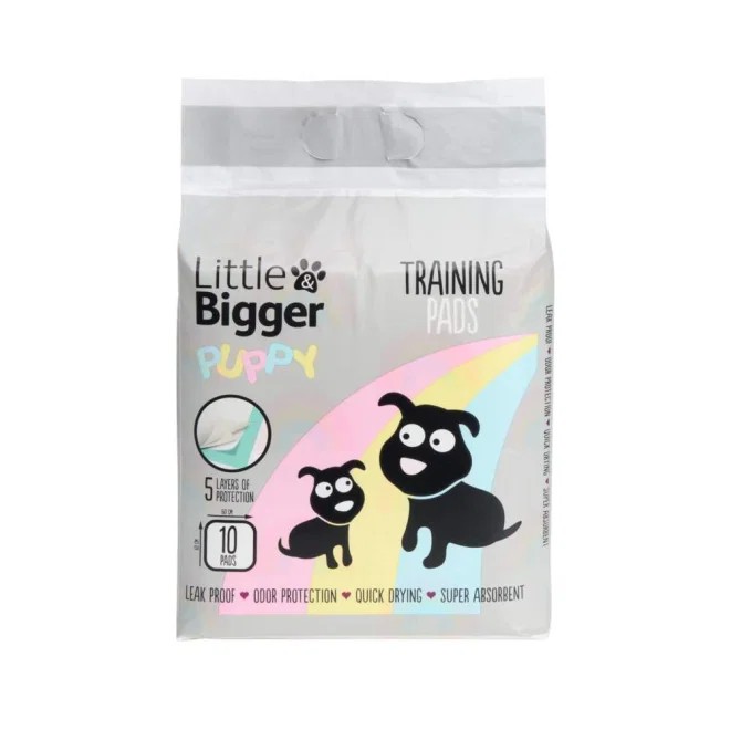L&B Puppy Basics vienkartinės palutės, 10vnt, 60x60cm - 