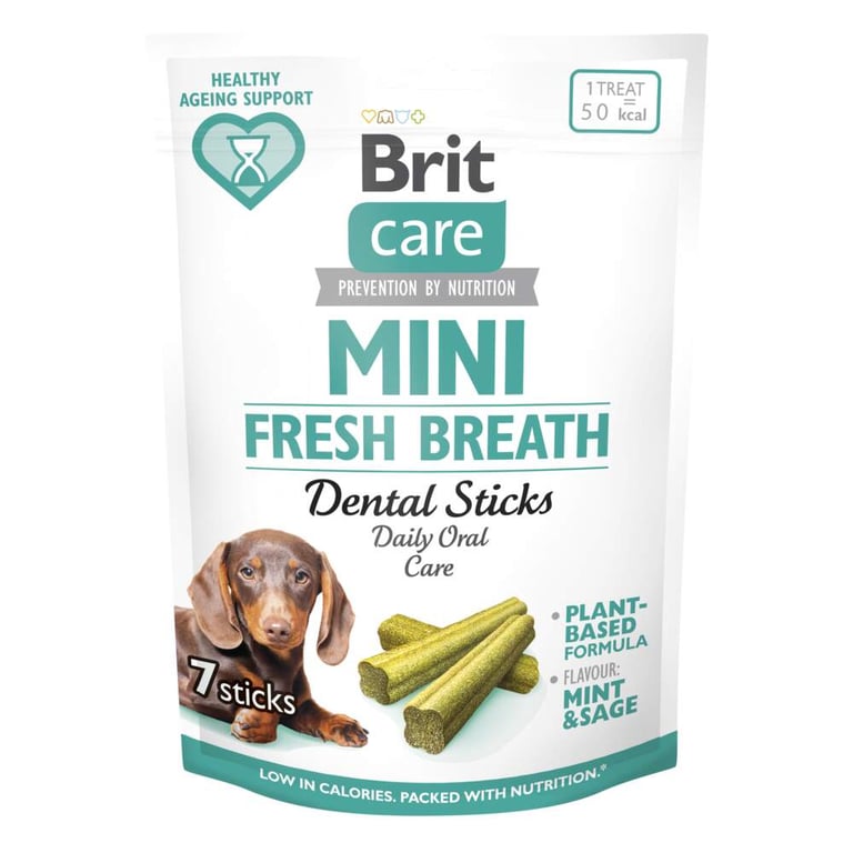 Brit Care Mini Fresh Breath kārums suņiem, 120g
