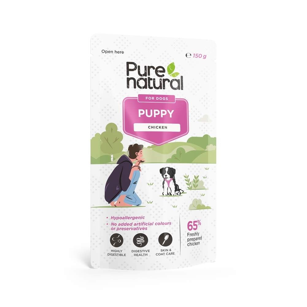 Purenatural kutsika einekotike, kana/riis, 150 g - Tootepilt