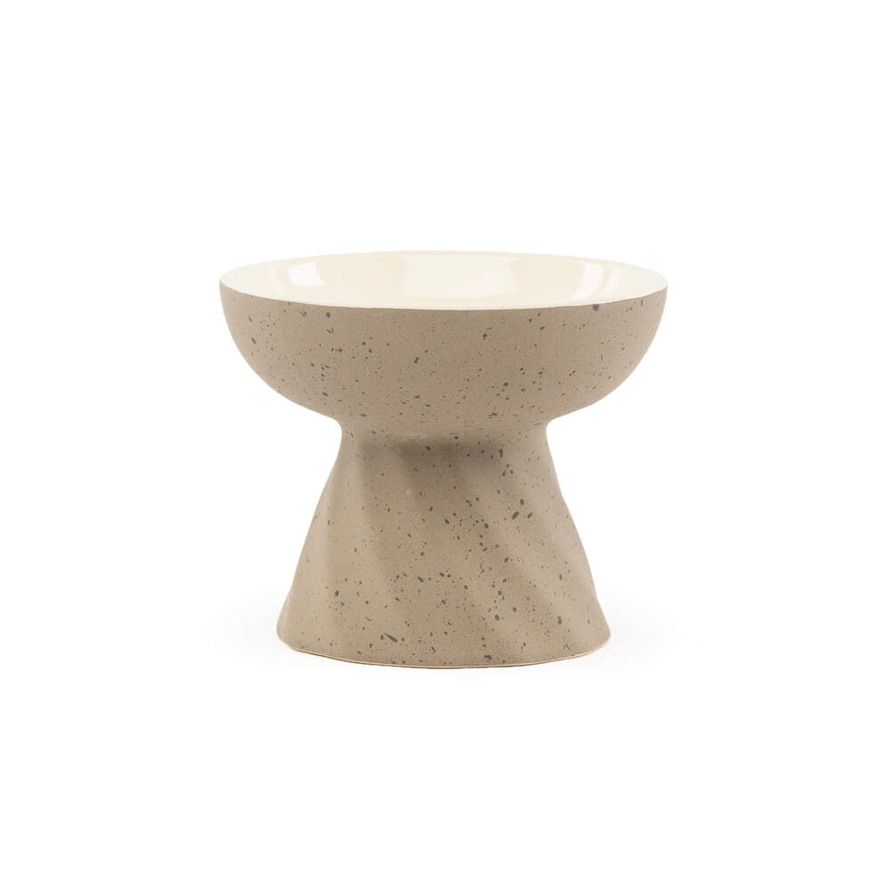 Scruffs Zen paaugstināta bļoda kaķiem, brūna, d-12cm - Produkta attēls