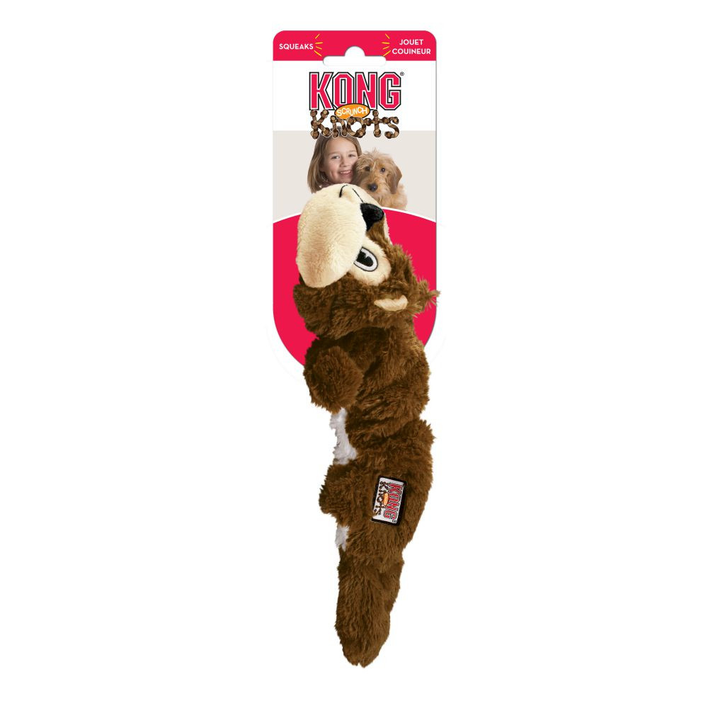 KONG SCRUNCH KNOTS ŽAISLAS ŠUNIMS VOVERĖ, S/M DYDŽIO - 